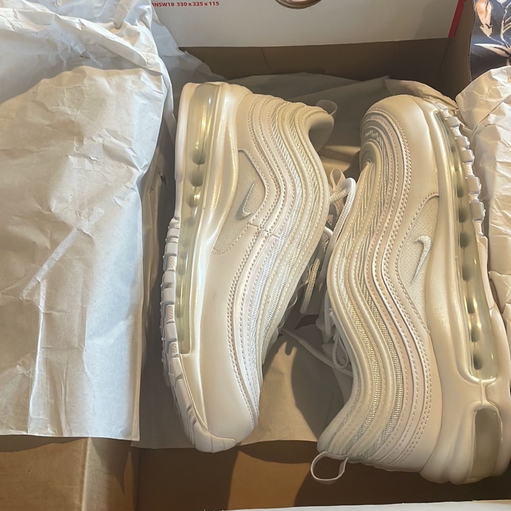 Nike W Air Max 97 ALL White SZ 7.5 NBW